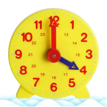 Orologio per l'insegnamento del tempo Risorse per l'apprendimento dell'educazione precoce Orologio per studenti Modello di orologio per dimostrazione delle abilità matematiche per bambini dai 4 anni in su