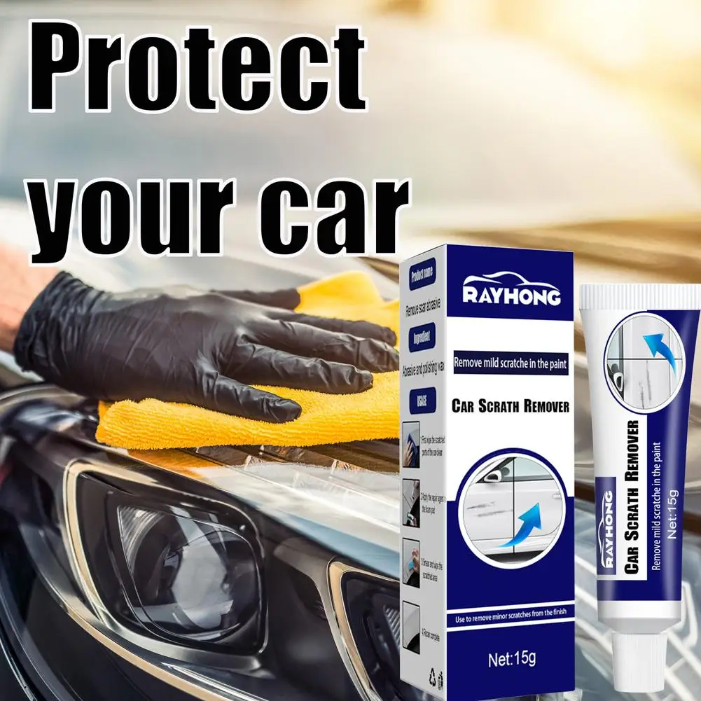 

Auto Scratch Remover Polisher With Sponge Auto Polish Fast Repairing Deep Scratches Paint Restore Scratch Remover For All C O6g7