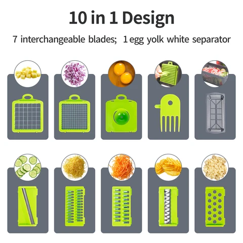 Multifunctional Vegetable Cutter Fruit Slicer Accessories