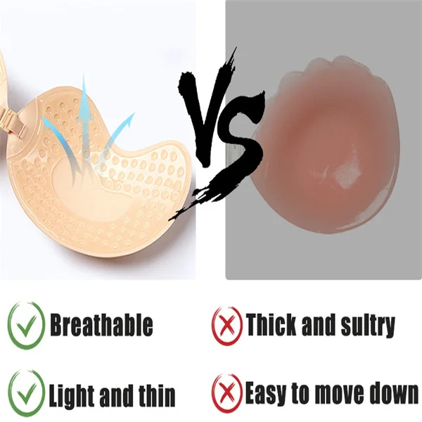 Invisible Strapless Adhesive Stick Bra Women Lingerie Seamless Strapless Push Up Bras Silicone Nipple Covers Bralette Underwear