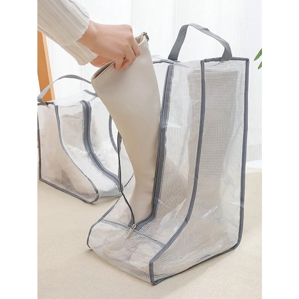 

2pcs Shoe Bag Portable Waterproof Tall Boot Bag For Travel Storage Organizer Shoes Storage Shoes Box Shoes Organizer Shoes Bag