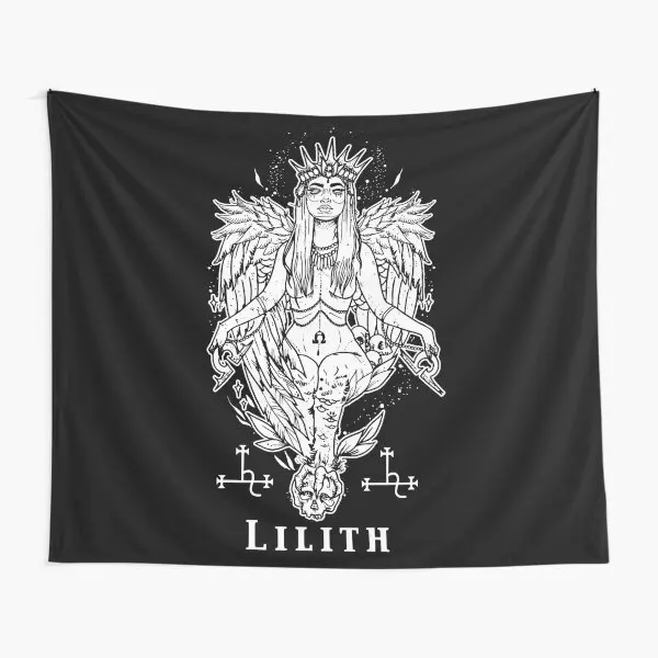 Настенный Гобелен Lilith с изображением мамы демонов, цветное украшение для комнаты, спальни, путешествий, с принтом, для йоги