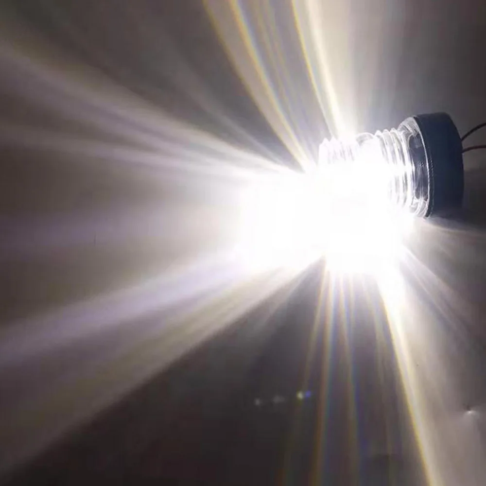 LED Marine Navigation Light 12V 24V Boat 360°All-round light Marine Boat Singnal Light Perfect for Pontoon Skeeter Power Boat