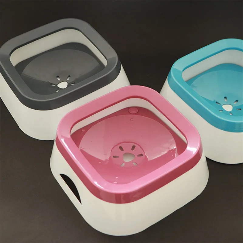 Title 3, 1000ml Anti-splash Water Bowl For Dogs 1L Large...