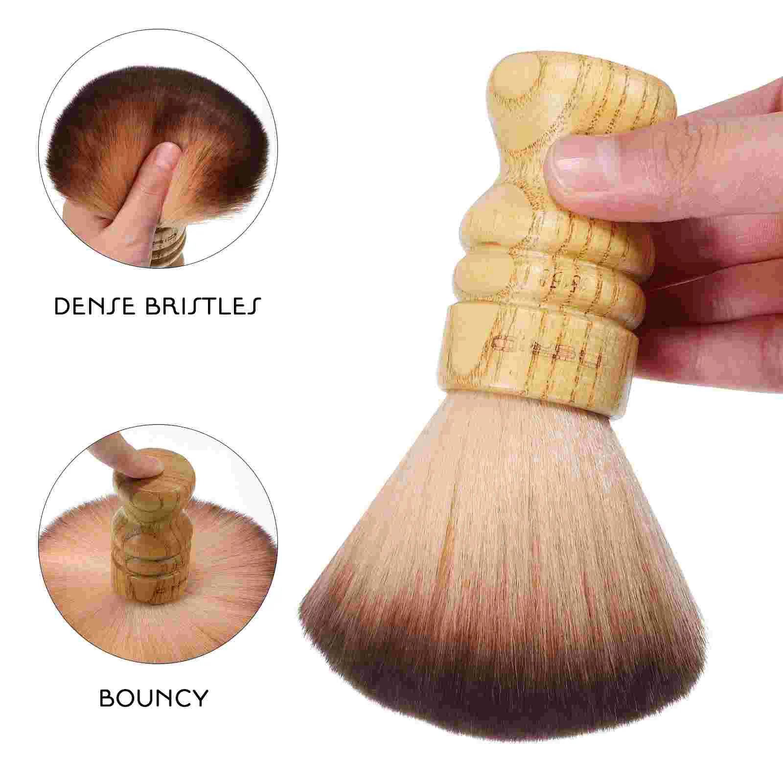 Neck Duster Brush Soft Bristles Washable Barber Supplies Hair Salon Equipment Nail Dust Brush Wrap Hair Care Styling