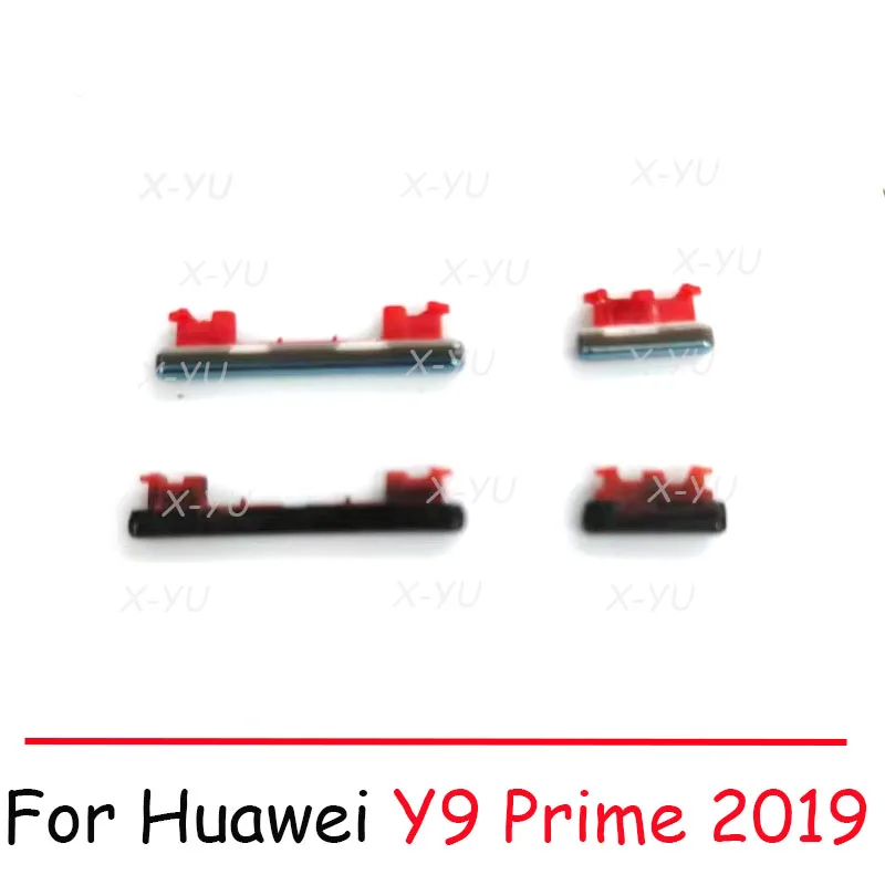 10PCS For Huawei Y9 Prime 2019 Power ON OFF Volume Up Down Side Button Key