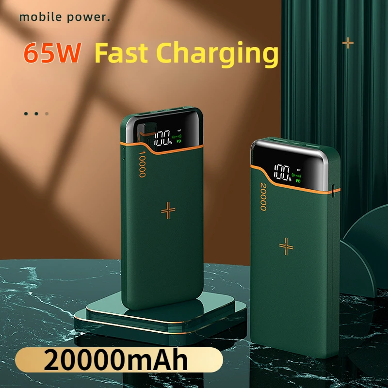 VEGER Externe accu, 30.000 mAh, draagbaar, snel opladen, PD 20 W, max