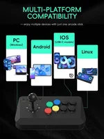 Data Frog Wireless Y3A Max Arcade Joystick Universal Fight Stick for PC TV Box Windows M8 Retro Fighting Games Controller - Image 3