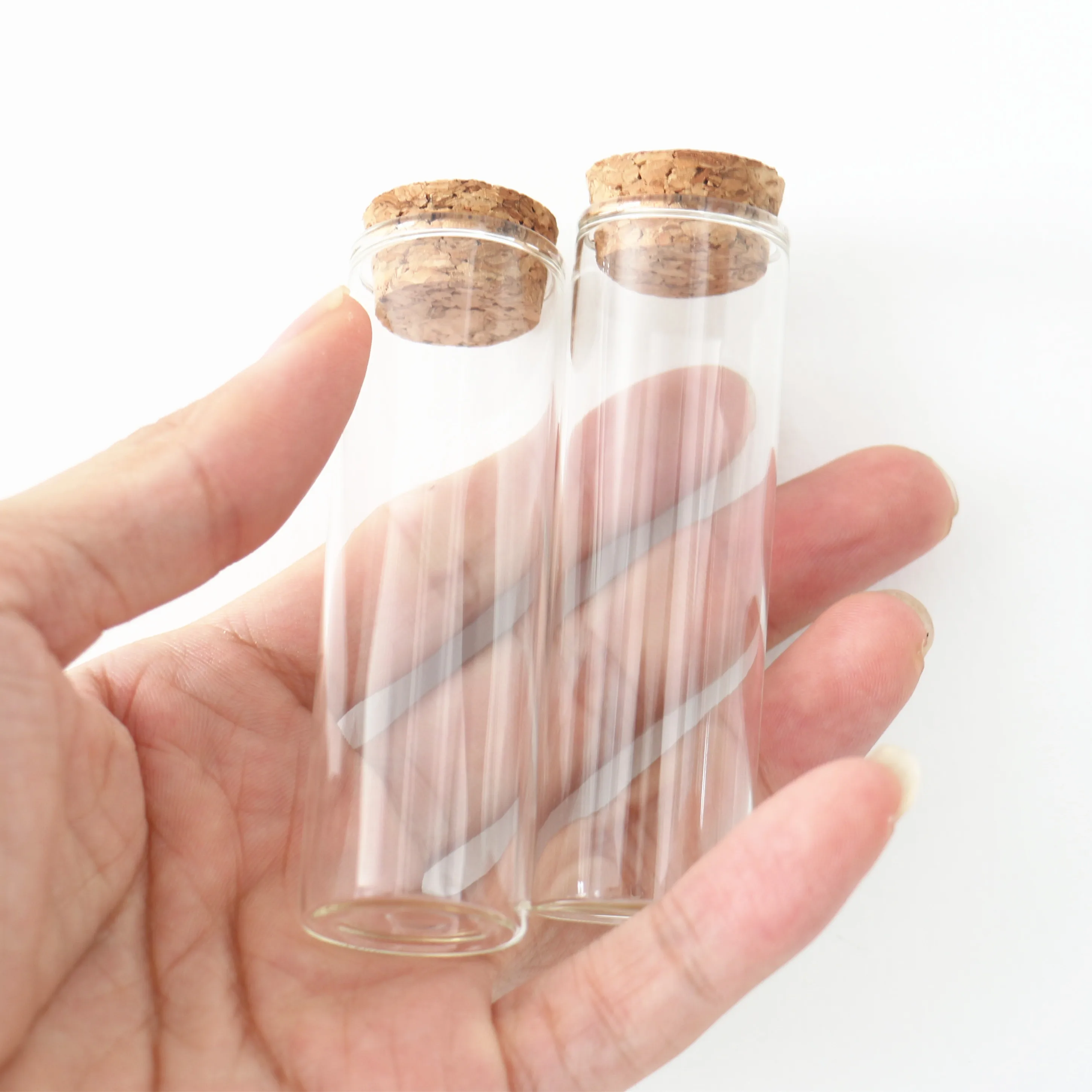 40 Pcs/lot Diameter 25mm Dragees Glass Bottle Little Glass Jars Test Tube Empty Container DIY Crafts Candy Bottle Wedding Gift 5