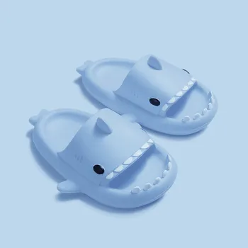 Children Slippers Cartoon Shark Sandals Summer Boys Girls Baby Kids Shoes Soft Sole Anti-Slip 2