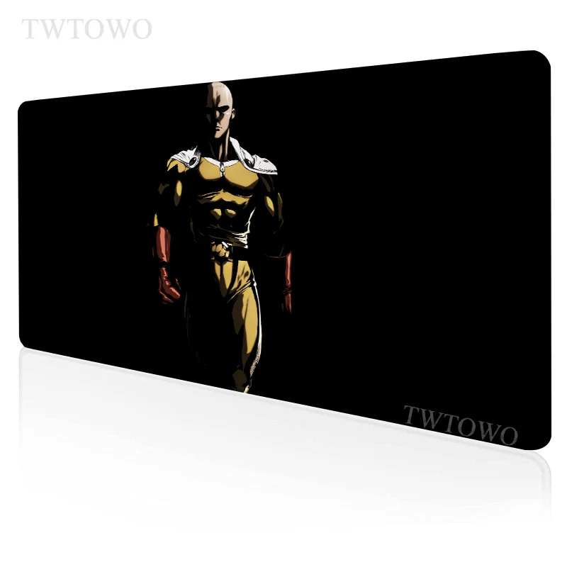 

One Punch Man коврик для мыши геймер XL HD большой коврик для мыши XXL коврик для мыши мягкий натуральный каучук офисный компьютер настольный коврик ...