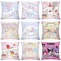 Miniso Sanrio Kuromi Hello Kitty Cinnamoroll My Melody plush pillow cushion interior decoration ornaments sleeping pillow 1