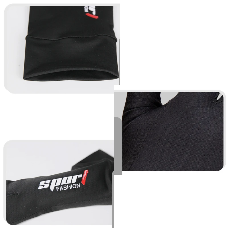 TouchScreen Gloves Fishing Cycling Ice Silk Quick Drying Breathable Elastic Sun Protection Workout Fitness Sports Driving Gym 6