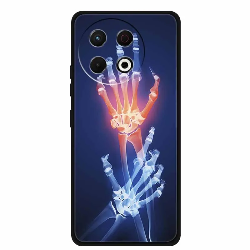 Black Silicone Soft Phone Case - Protective Back Cover
