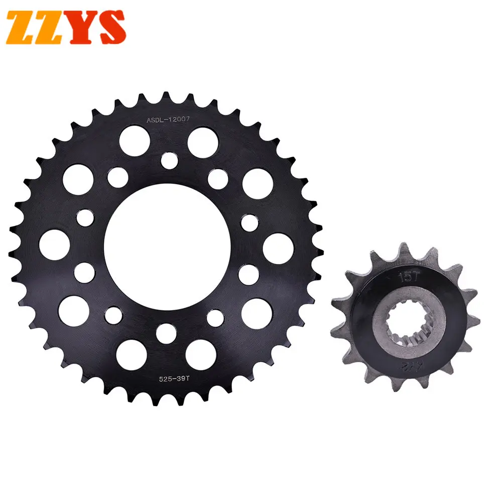 

For Honda CB-1 CB1 CB400 CB400F CB 400 F 1 91 525 15T 39T 15 39 Tooth 400CC Motorcycle Silent Front Rear Sprocket Gear Wheel Cam