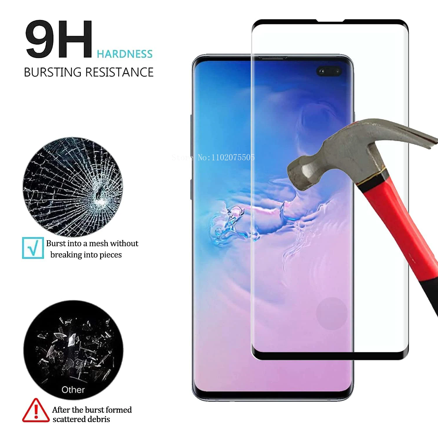4-Pack Anti-Scratch Tempered Glass Screen Protector