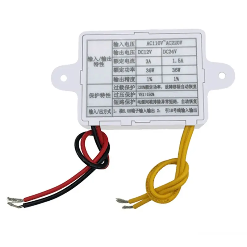 

AC-DC Power Conversion Module Input 100-240V Output 220V to 12V 24V 3A 36W DC
