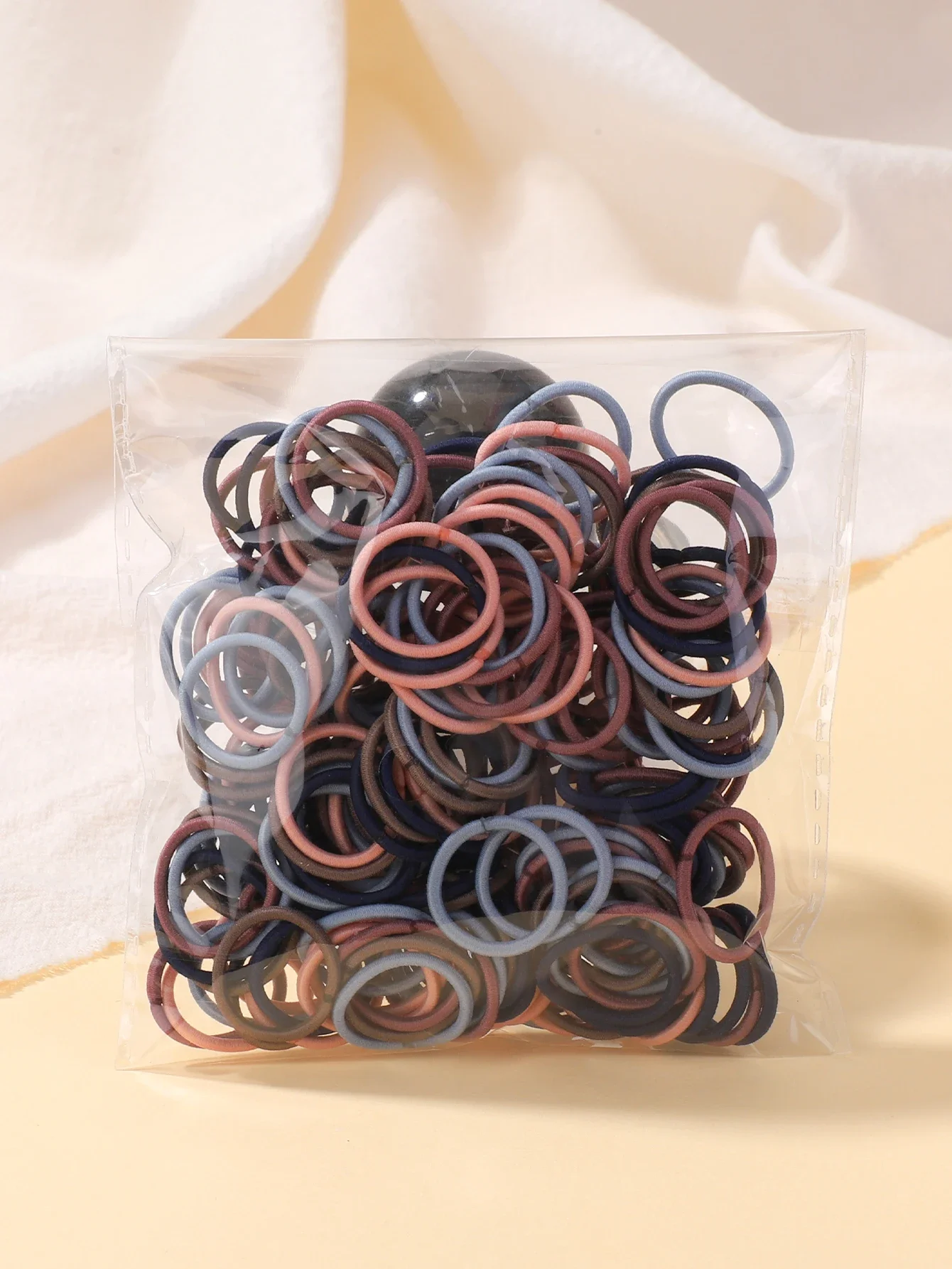 Rubber band hair ties 2cm Hair Ties Nylon Rubber Band Doll Hair Accessories for Baby Girls 100 Pcs/Lot