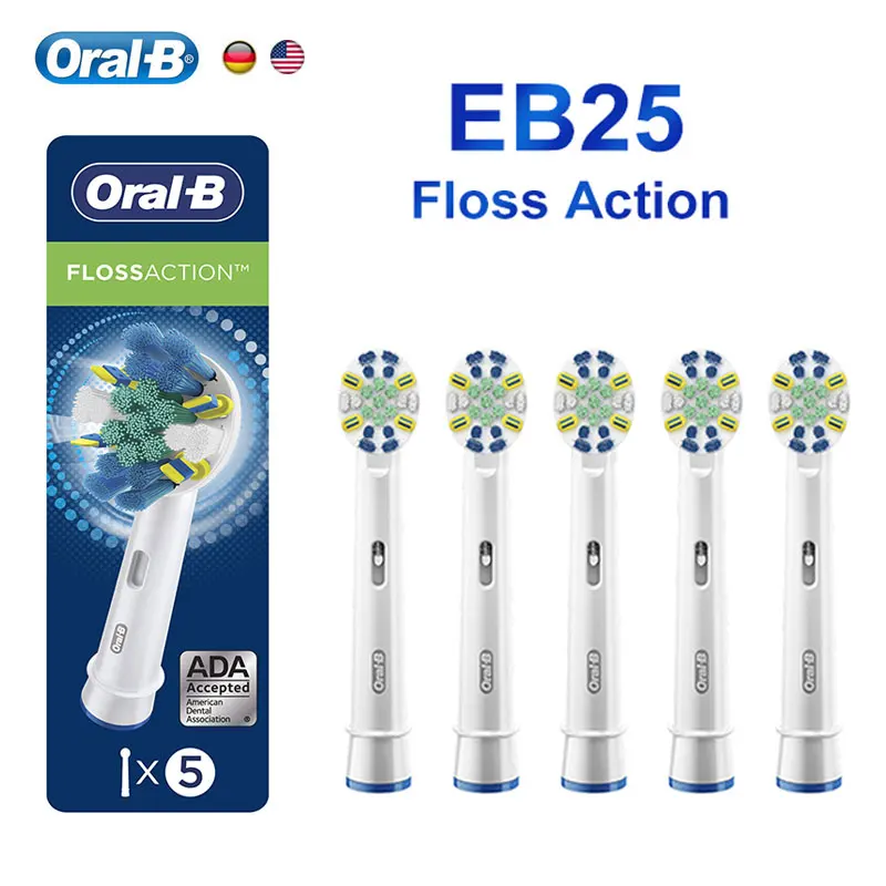 Testine Per Spazzolini Da Denti Sostituibili Oral B Per Spazzolino Elettrico Flossaction Whitening Denti Puliti Ricariche Con Setole Morbide Per Adult