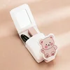 1pc Little Bear Lipstick Bag with Mirror Mini Bag Girl Portable Travel Makeup and Makeup Storage Bag Blind box Small makeup bag 2