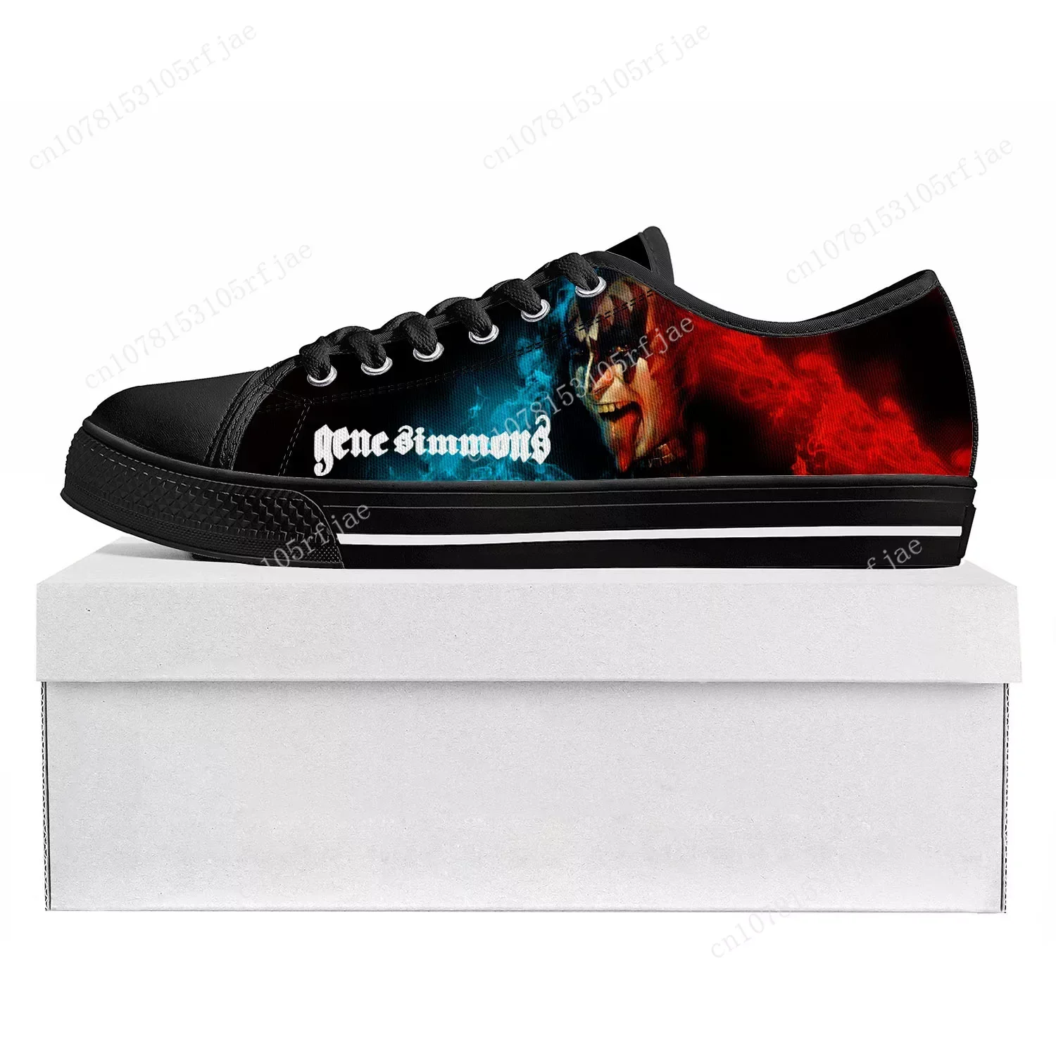 

Gene Simmons Singer Low Top High Quality Sneakers Mens Womens Teenager Canvas Sneaker Prode Casual Couple Shoes Custom Shoe