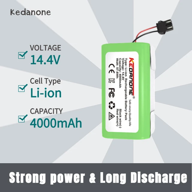 Genuine 14.4V 2600mAh Li-ion Battery for Conga Excellence 990 1090 1790  1990 Ecovacs Deebot N79 N79S DN622, Eufy Robovac 30 35C - AliExpress