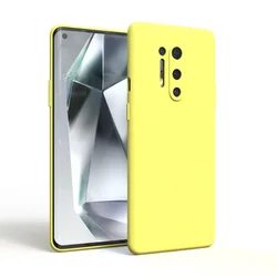 Premium Liquid Silicone Soft Phone Case - Enhanced Protection - Oneplus 9PRO (Yellow)