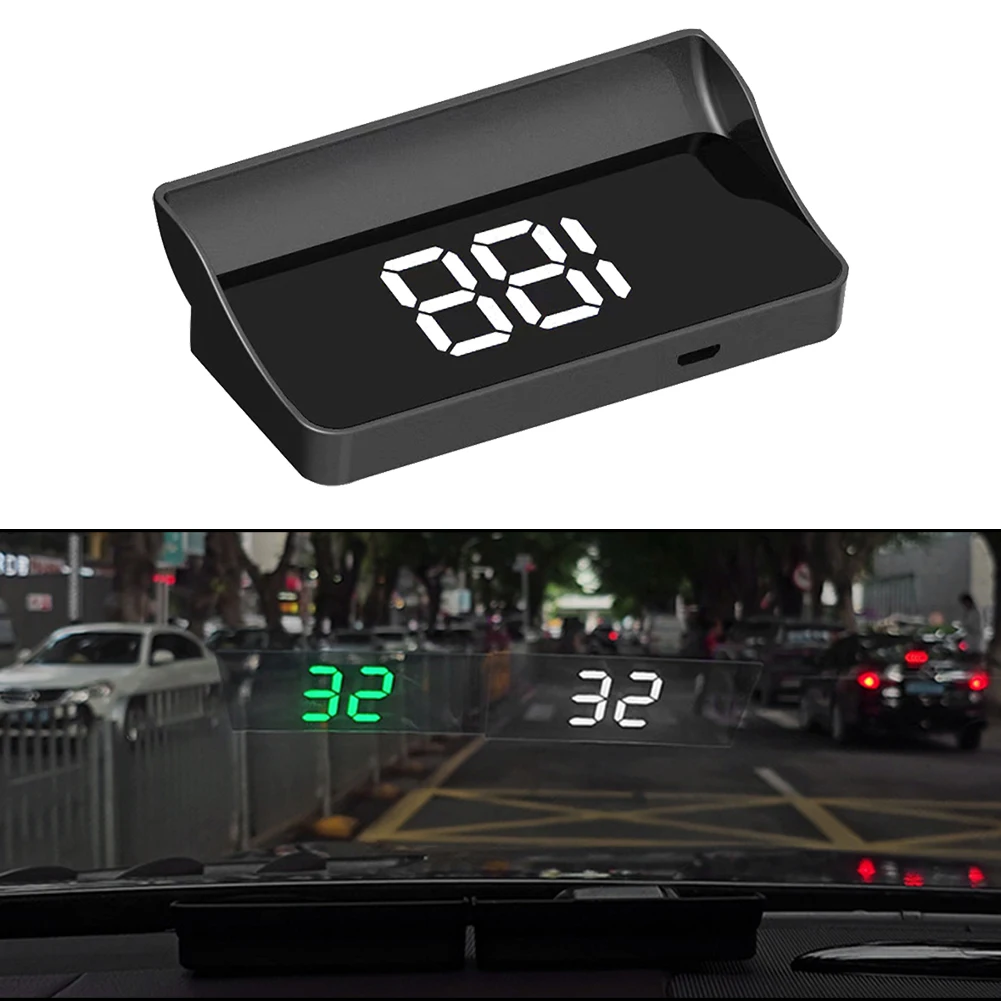 허드 헤드업 디스플레이 GPS 속도계 속도 디스플레이 KMH USB 케이블,..