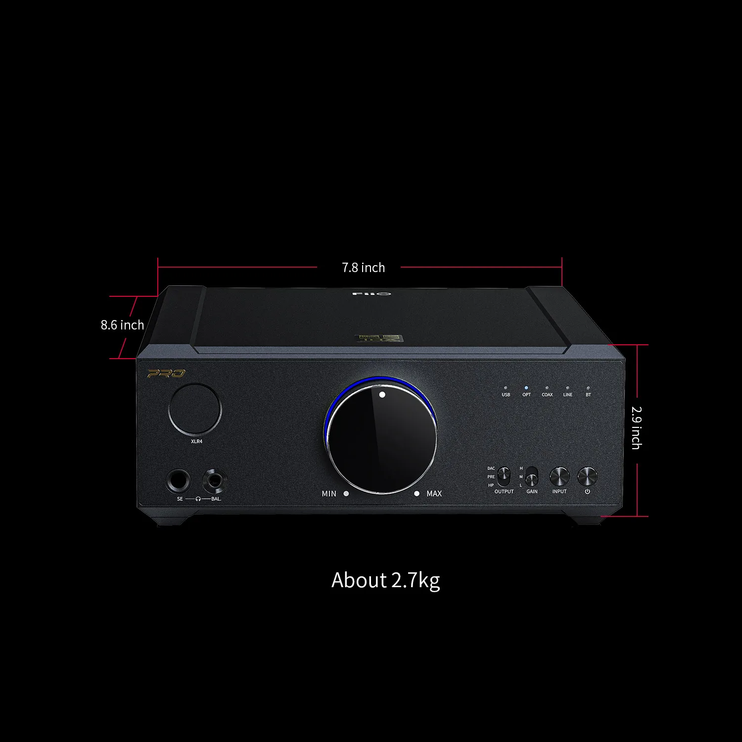 Fiio K9プロessデスクトップヘッドフォンアンプbluetoothアンプ