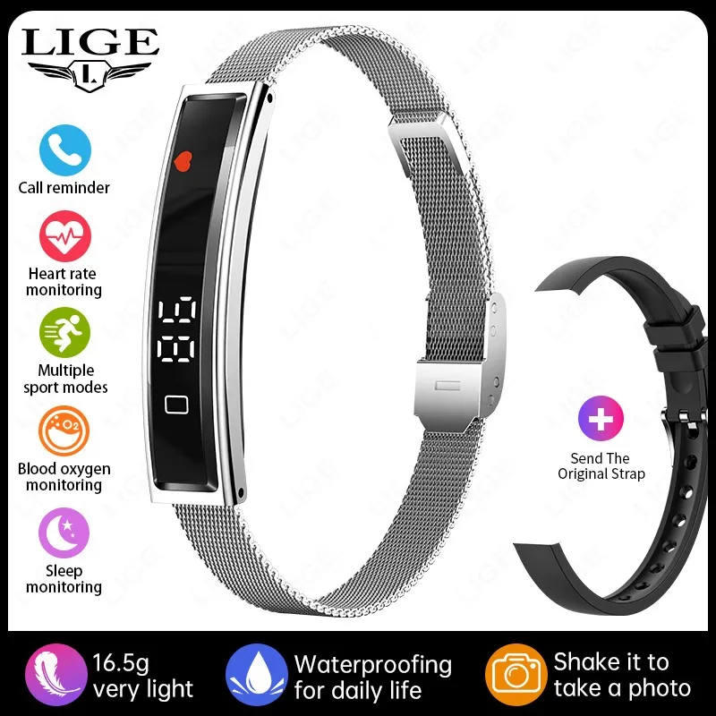 Health Smart Bracelet Men Women Fitness Sports Band Stress Test thumbnail 4