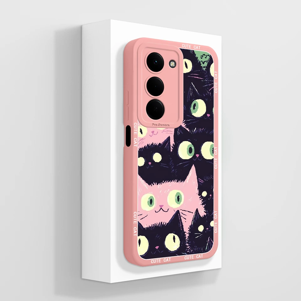 Cartoon Astronaut Kitten Fall Prevention High-Quality Case