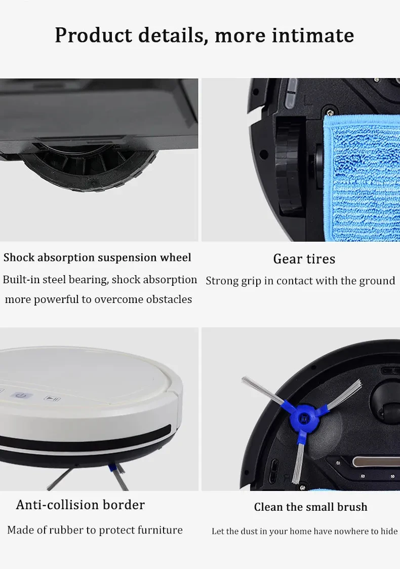 Robor Sweeping Vacuum Cleaner Auto Recharging Wifi APP Control Sweep Suction Mop Carpet Floor Pet Hair Automatic Robot robot vacuum cleaner