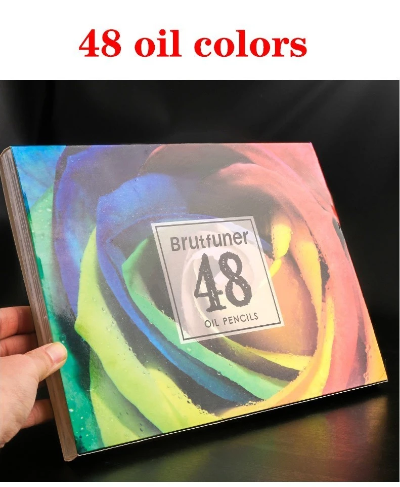 Brutfuner 48/72/120/160/180 Color Professional Oil Color Pencils Set Wood  Soft Watercolor Pencil For Drawing Sketch Art Supplies - AliExpress