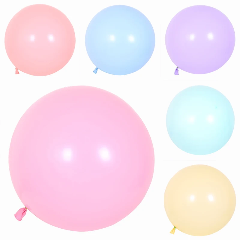 

Macarone Big Helium Air Balls, 18 ", 36", Pink, Yellow, Blue, Wedding, Happy Birthday, Baby Shower, Party Decor, 2-10Pcs