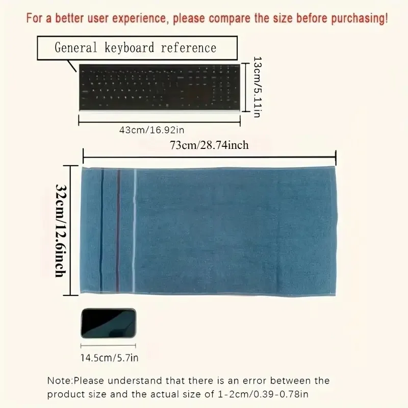 1 Pack of Premium Soft Absorbent Towels - Suitable for Home Use Bath Towels and Face Towels in a Variety of Colors.