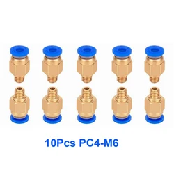 10-Piece Set of High-Quality Pneumatic Fittings (10Pcs PC4-M6)
