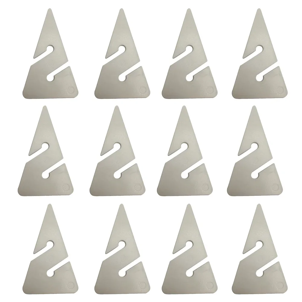 6PC 스쿠버 다이빙 동굴 난파선 다이빙 라인 화살표 마커 기술 동굴 다이빙 다이버를위한 ABS 삼각형 모양 가이드 로프 표시기