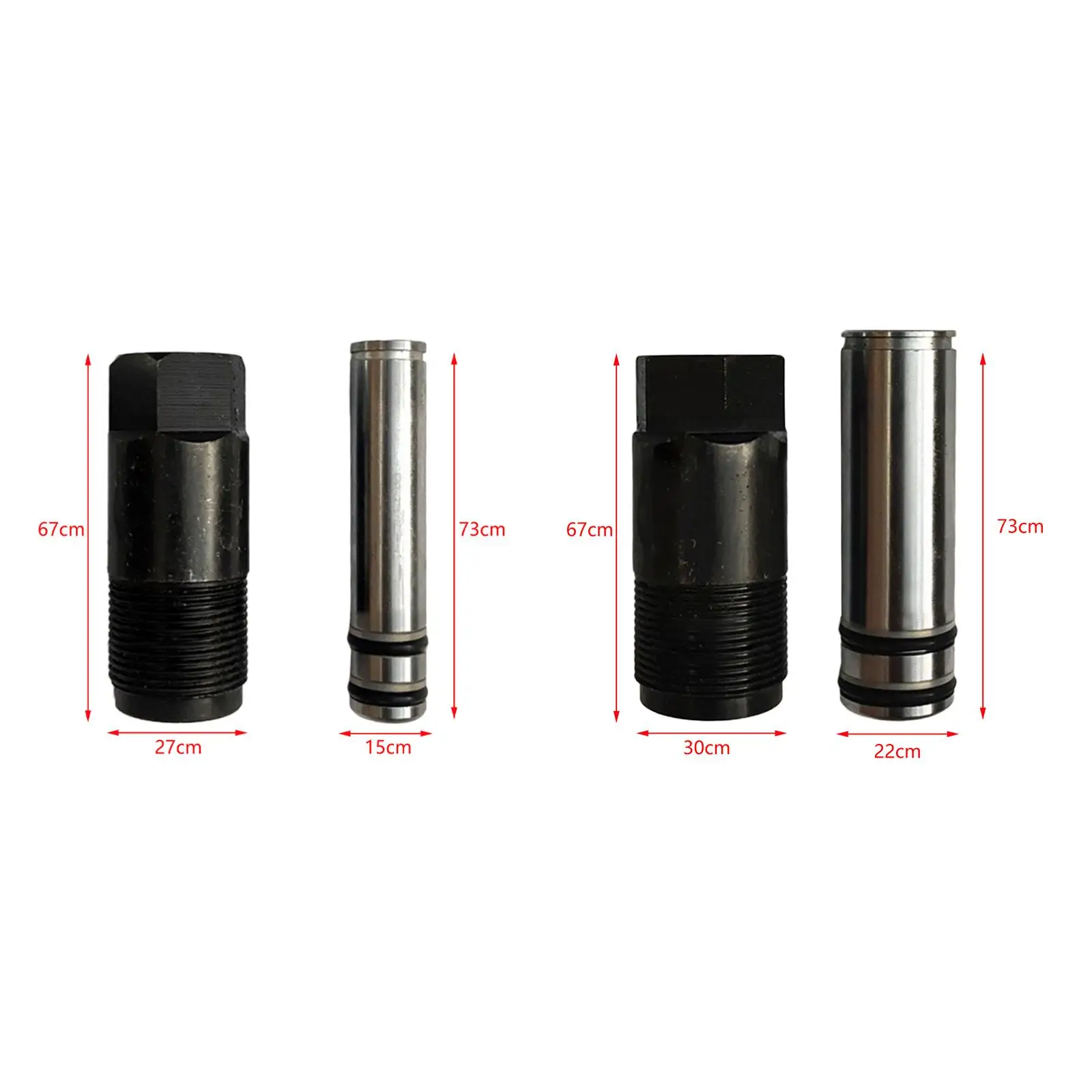 Jack Plunger Horizontal Double Pump Horizontal Jack Oil Pump Cylinder Piston Plunger Parts Multiuse for Truck Vehicle