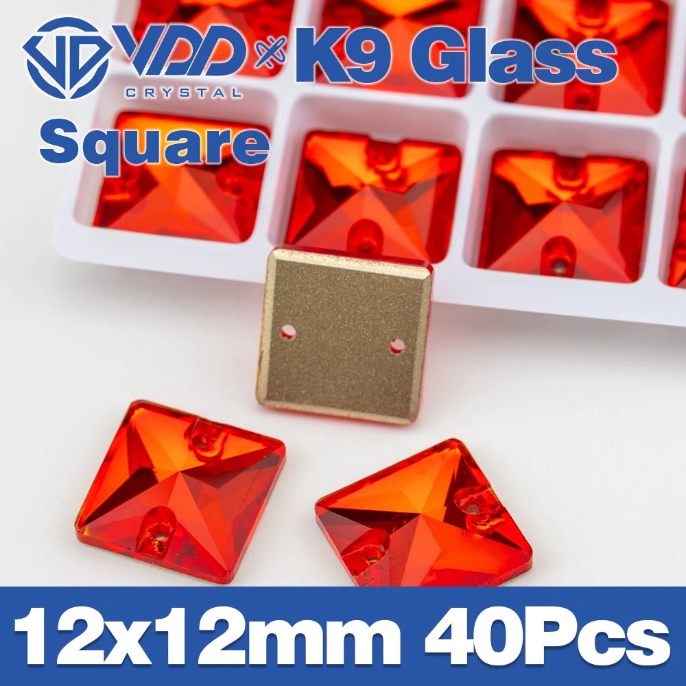 VDD S109 Siam Fase Top Qualität K9 Glas Nähen Auf Strass Kristall Nähen Flatback Steine Für Kleidung Kleidungsstück Dekorationen – Detail 36