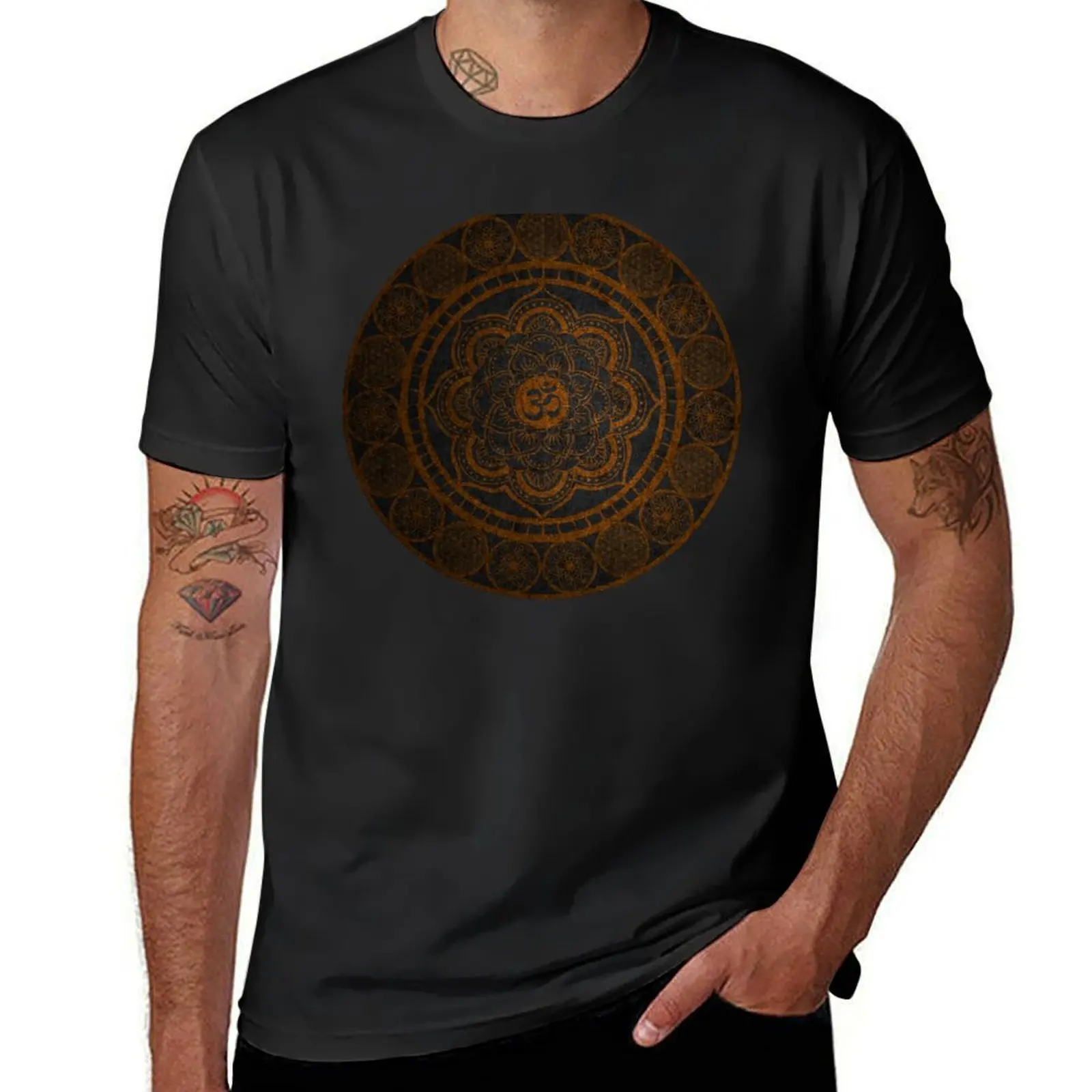 Sacred Geometry - Circular Connections T-Shirt plus size tops hippie clothes quick drying mens t shirts pack