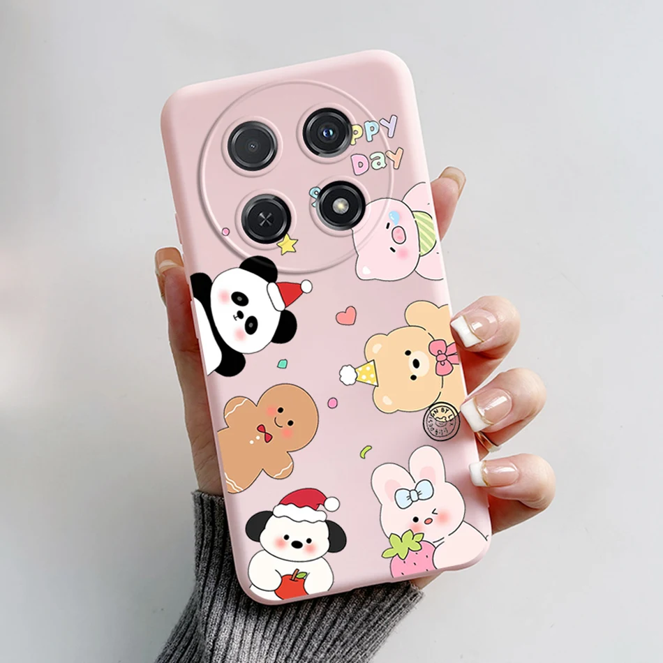 Cute Cartoon Cat Silicone Back Cover - Soft Protective Case