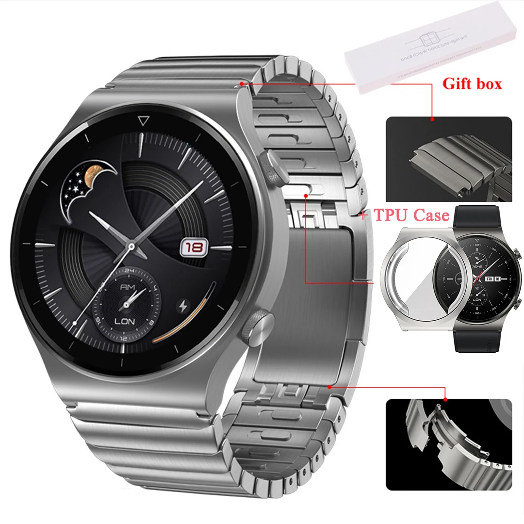 Titanium Alloy Band for Huawei Watch GT2 Pro GT2e 46mm Samsung