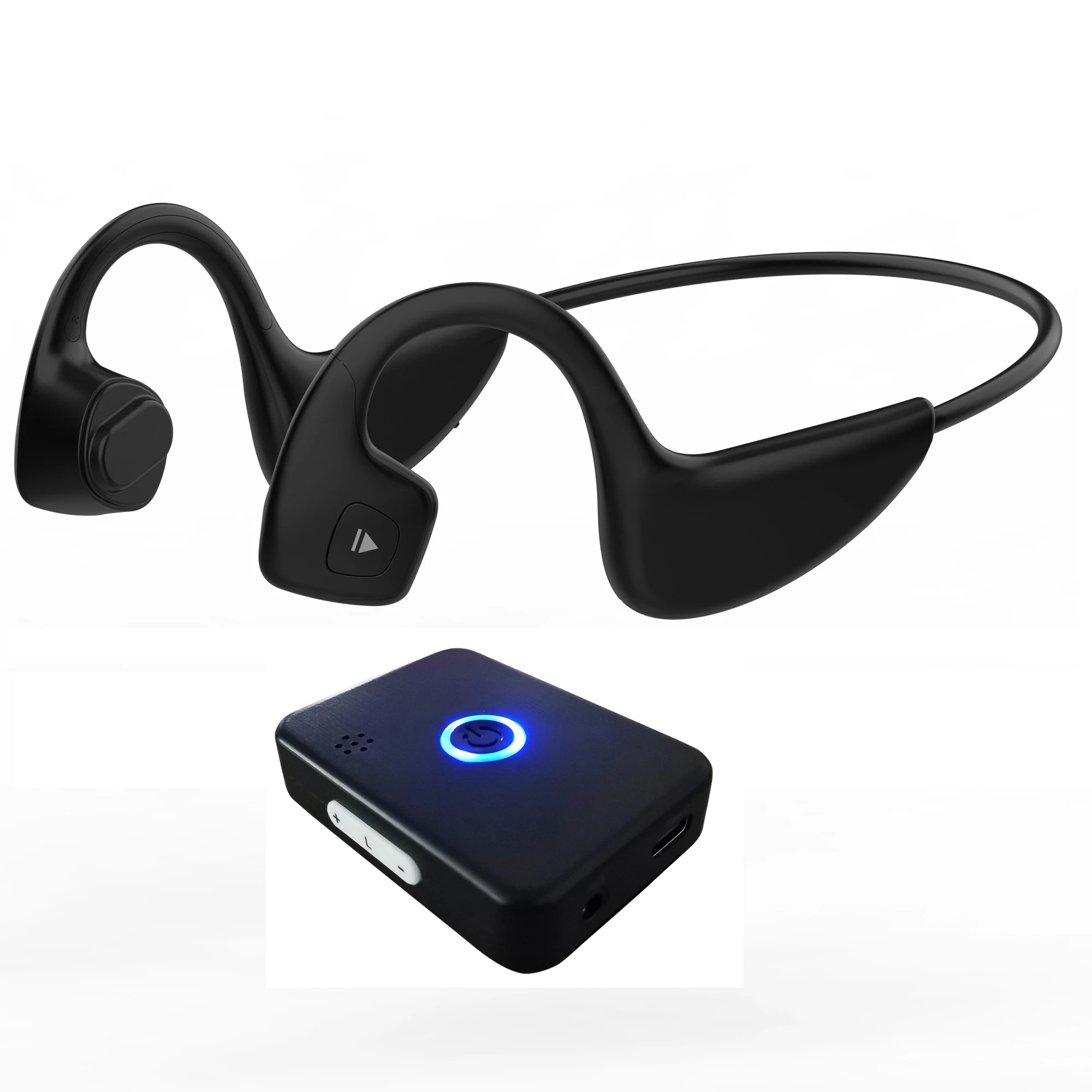 Bone Conduction Hearing Aid Headphone Open Ear Wireless TV