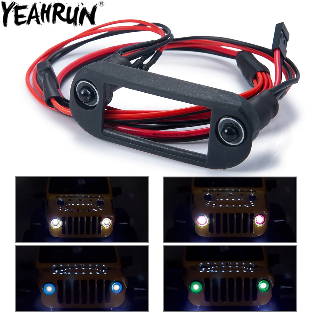 YEAHRUN 1/24 LED Ʈ, Ʈ 귡Ŷ , 1:24  SCX24 AXI00002  ,  ׷̵ ǰ