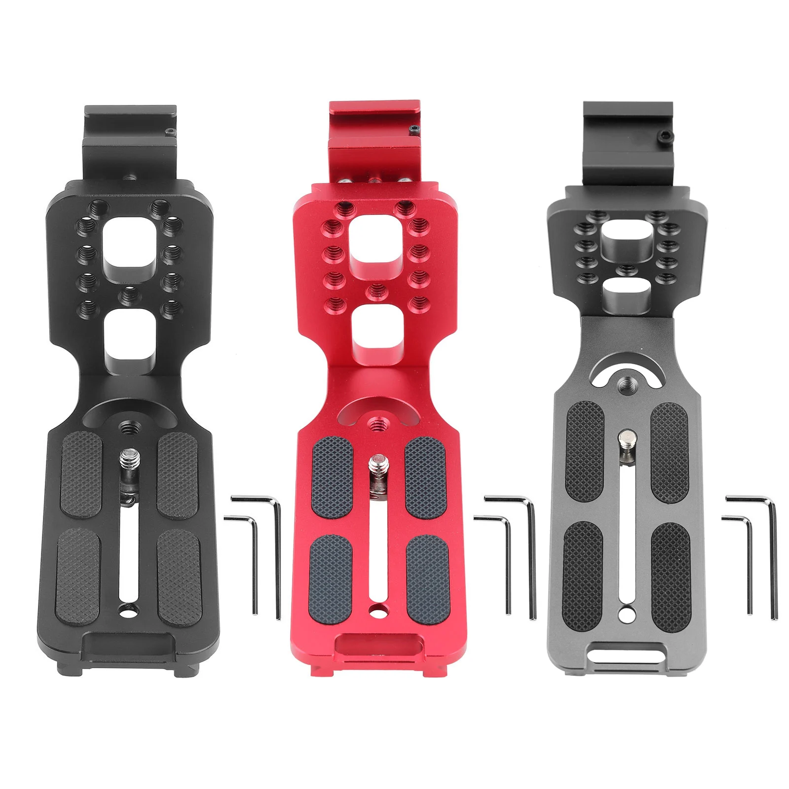 Premium Metal Quick Release L Plate with Hot Shoe Mount