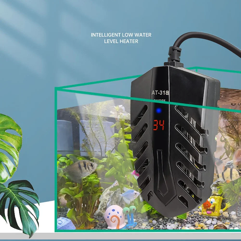 

Aquarium Rapid Heating Adjustable Temperature Controller Thermostat Fish Tank Turtle Tank Variable Frequency Heating Device