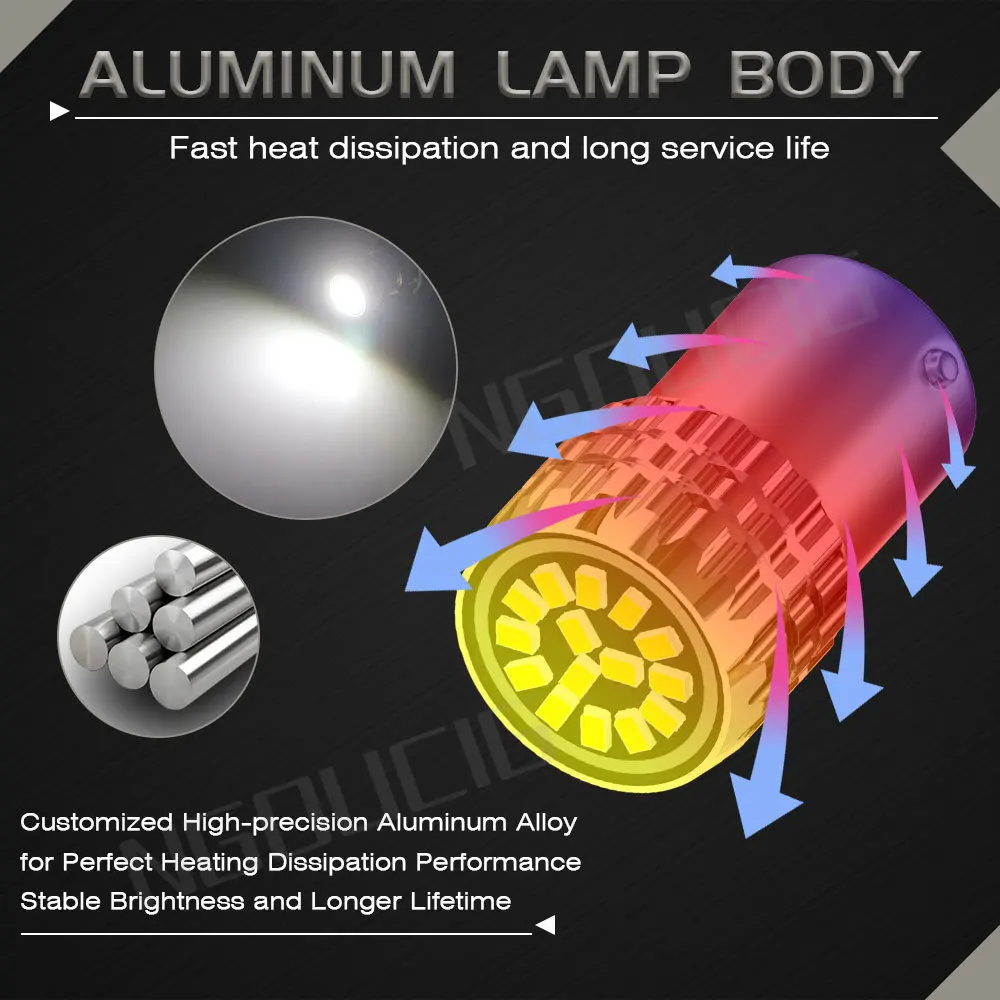 NGOUCIG 1157 BAY15D 극ũ  1156 LED , ڵ , R5W, R10W, BA15S, P21W, P21, 5W, 2016  õ,   , 12V, 1 