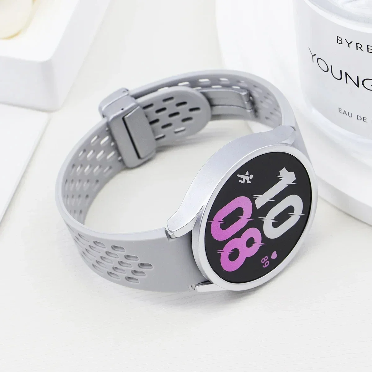 Enhanced PC Case & Silicone Strap with Magnetic Bracelet