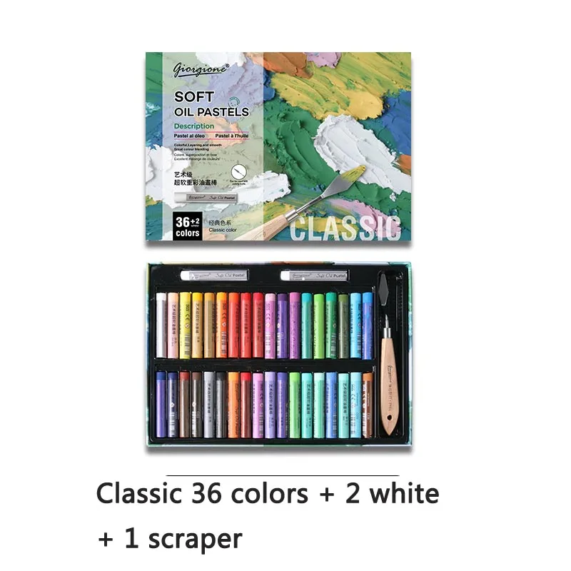 24/36/48color Oil Pastel Color Pencil Set Morandi Macaron Manga Colored  Charcoal Pencils Professional Artist Art Supply 유성색연필