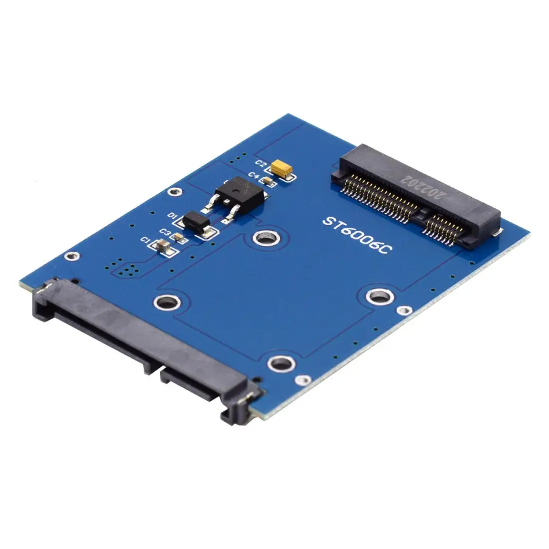 

Jimier Slim Type Mini PCI-E mSATA SSD to 2.5" SATA 3.0 22pin HDD Adapter Hard Disk PCBA